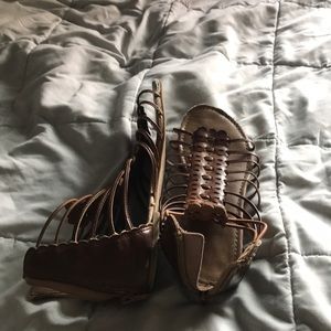 Brown sandles